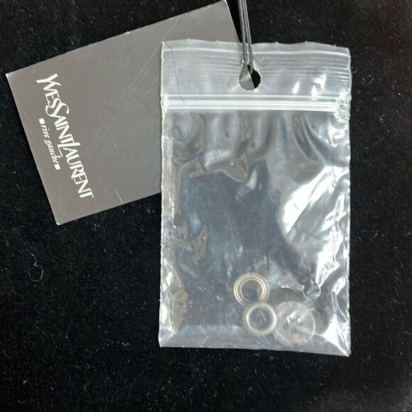 NWT Yves Saint Laurent Black Velvet Lace-Up Pants Runway Tom Ford F/W 2001 - Picture 14 of 14